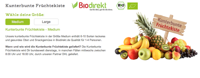 Der prinzipielle Service von kochabo.de - fertig gepackte Kisten zum Kochen zu versenden – ist bei mir leider noch nicht realisierbar....